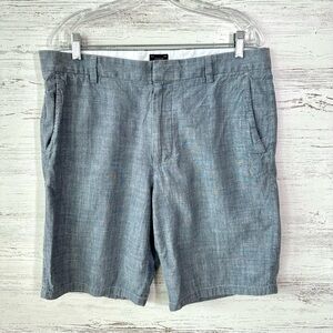 J. CREW 100% Cotton Club 10.5” Shorts Gray 36